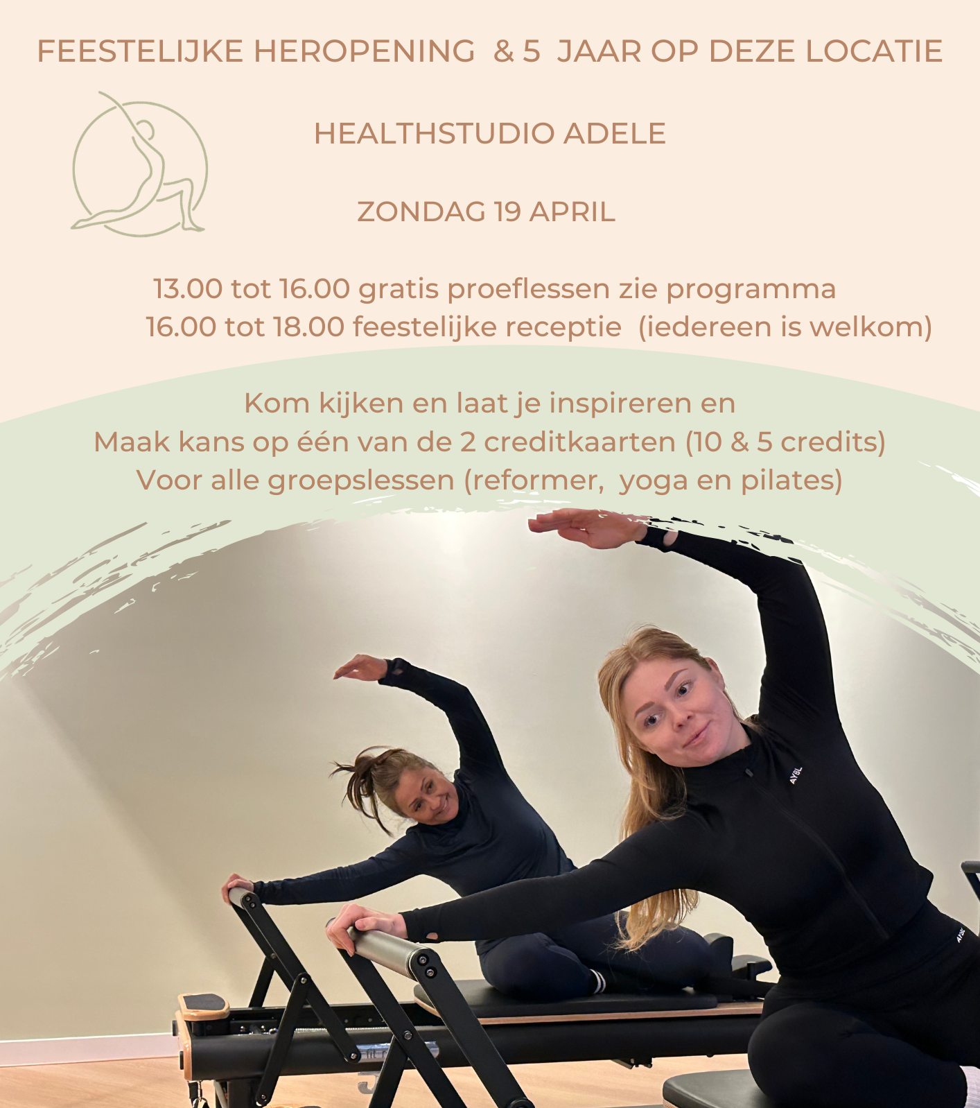 Flyer open dag-c open dag en 5 jarig bestaan op zondag 19 april 2026